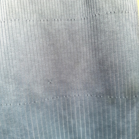 Anchor Blue Ribbed Shirt Baby Blue Medium 90s Fitted Eurotrash Classic - Picture 10 of 11